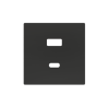 Zennio ZSI2UCA + ZS55C2UCAY Двойное зарядное устройство USB C+A 5 В / 3,5 А ZS55 – USB C+A Charger