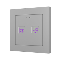 Zennio ZVITR55X2 Емкостный сенсорный переключатель с RGB-подсветкой (55 x 55 мм) Tecla RGB 55