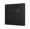 Zennio ZVITR55X4 Емкостный сенсорный переключатель с RGB-подсветкой (55 x 55 мм) Tecla RGB 55
