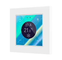Zennio ZVIF55DV2 Емкостная сенсорная панель с дисплеем (55 x 55 мм) Flat 55 Display v2