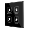Zennio ZVI-SQTMD1-A Square TMD/Выключатель сенсорный KNX, 1 кнопочный, термодатчик, термостат