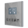 Zennio ZVI-SQTMDD Square TMD-Display / Контроллер комнатный KNX, дисплей 1.8 дюймов, 5 кнопок