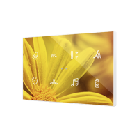 Zennio ZVIFXLX10 Flat XL X10. Стеклянный сенсорный выключатель - 10 кнопки, цвет: произвольный