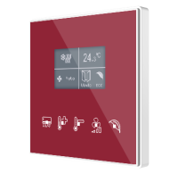 Zennio ZVI-SQTMDD Square TMD-Display / Контроллер комнатный KNX, дисплей 1.8 дюймов, 5 кнопок