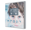 Zennio ZVI-SQTMDD Square TMD-Display / Контроллер комнатный KNX, дисплей 1.8 дюймов, 5 кнопок