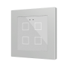 Zennio ZVIFR55X4 Емкостный сенсорный переключатель с RGB-подсветкой (55 x 55 мм) Flat RGB 55