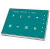 Zennio ZVI-TMDP4 Выключатель сенсорный KNX Touch-MyDesign Plus, 4-кнопочный